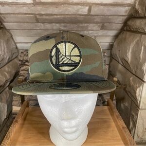 Golden State Warriors New Era 59fifty SnapBack Camouflage Camo New